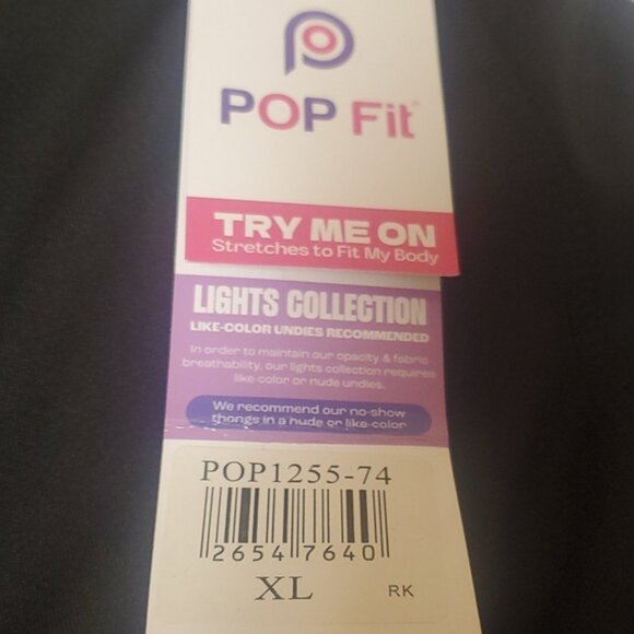 POP Fit 3-PACK Women's Leggings Set in Multicolor Size XL NWT - Picture 11 of 13